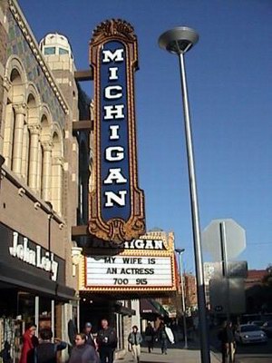 Michigan Theatre - New Vertical Sign